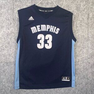 Adidas Marc Gasol Memphis Grizzlies Jersey Basketball Youth Size XL 18-20 Boys